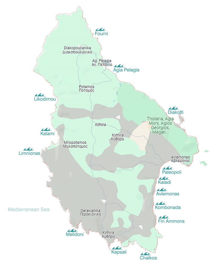 KYTHIRA Spiagge