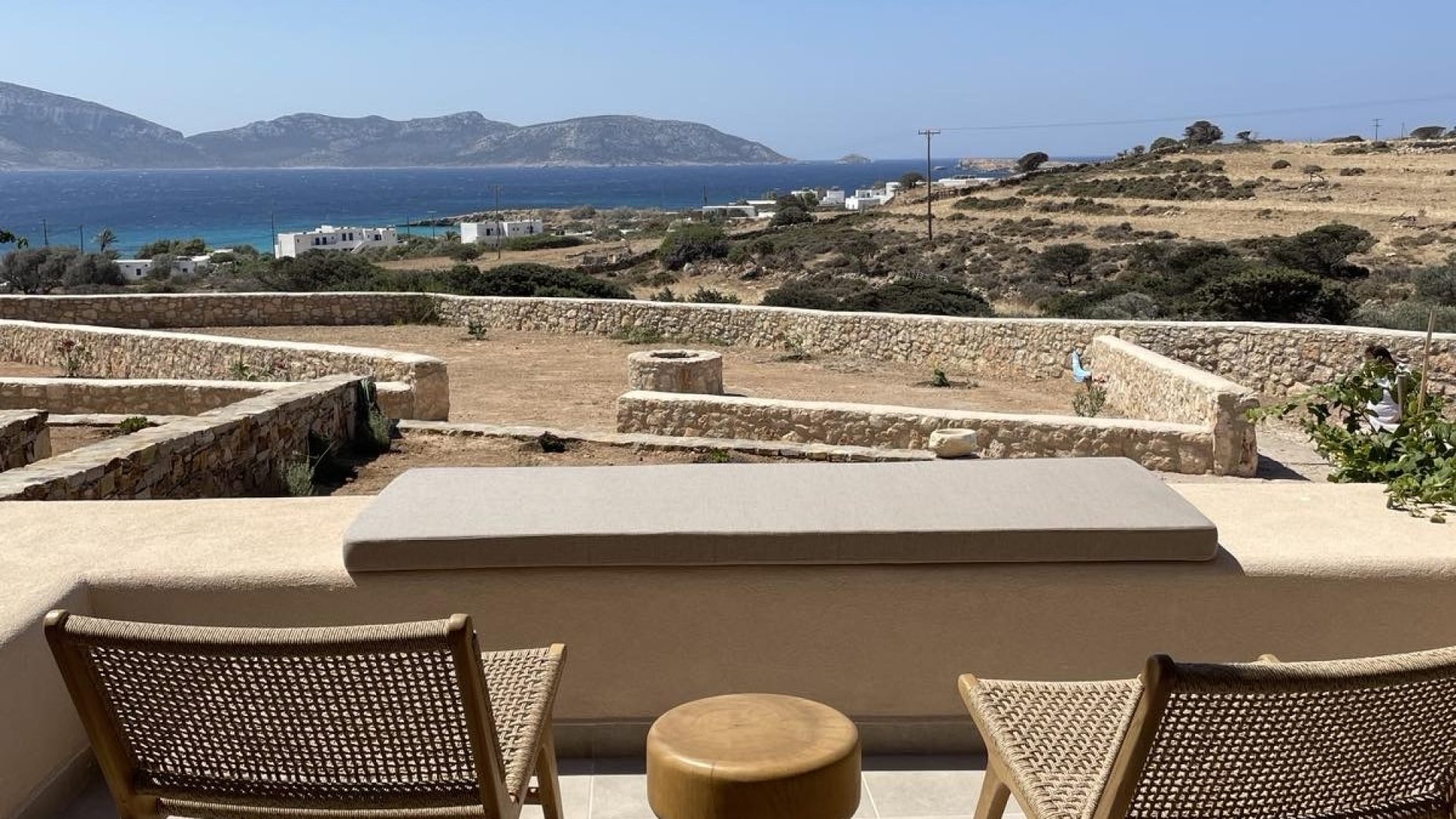 SMALL CYCLADES Schinousa House 2 Veranda